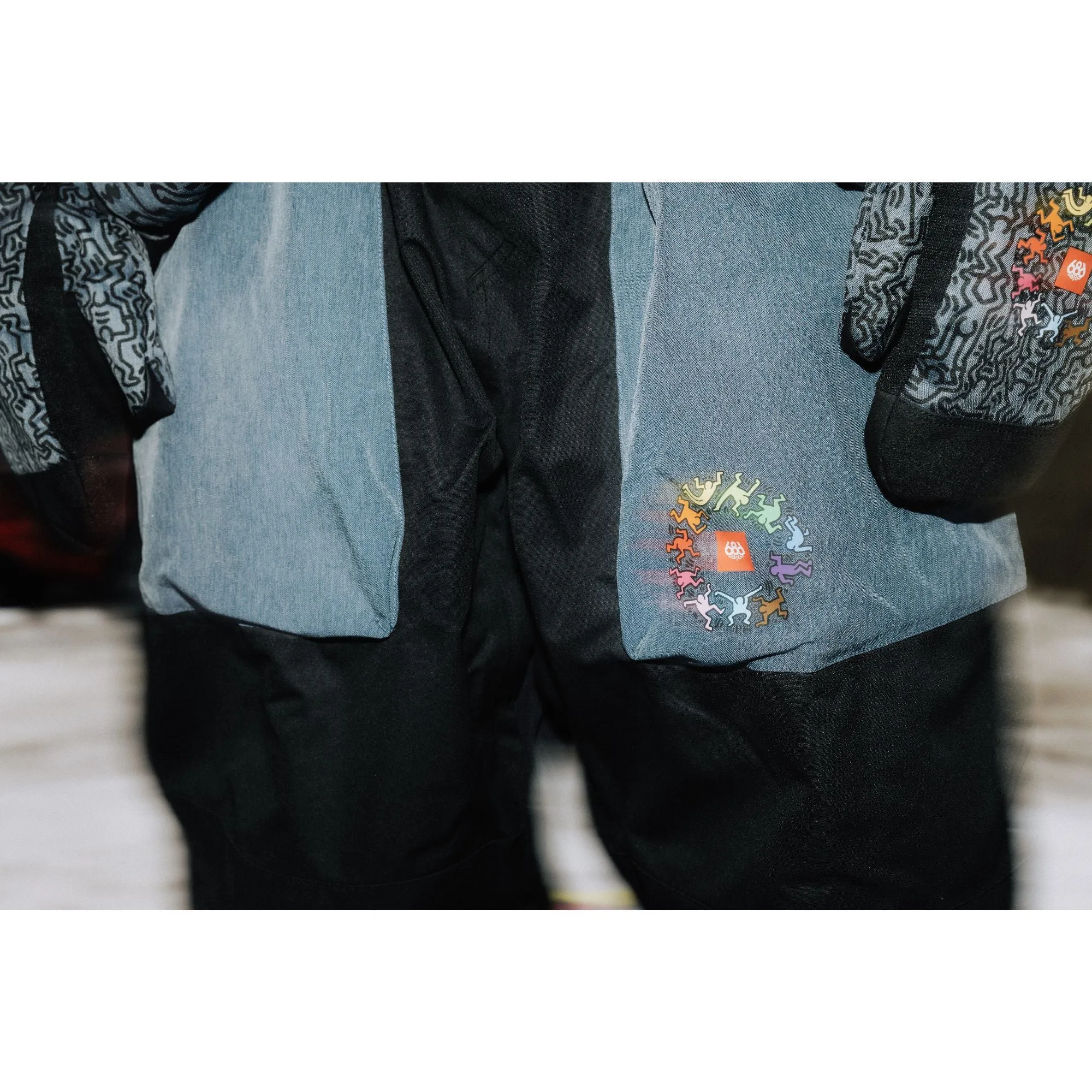 686 Keith Haring Ghost Snow Pants