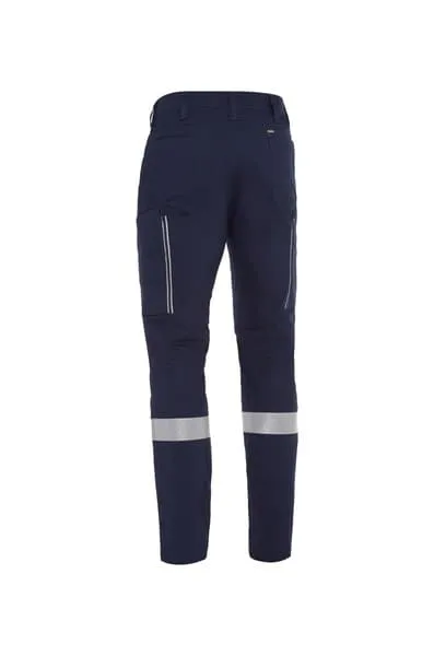 Bisley X Airflow™ Taped Stretch Ripstop Vented Cargo Pant (BPC6150T-Navy/Orange)