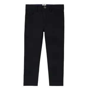 Black Chino Patch Pocket Pants