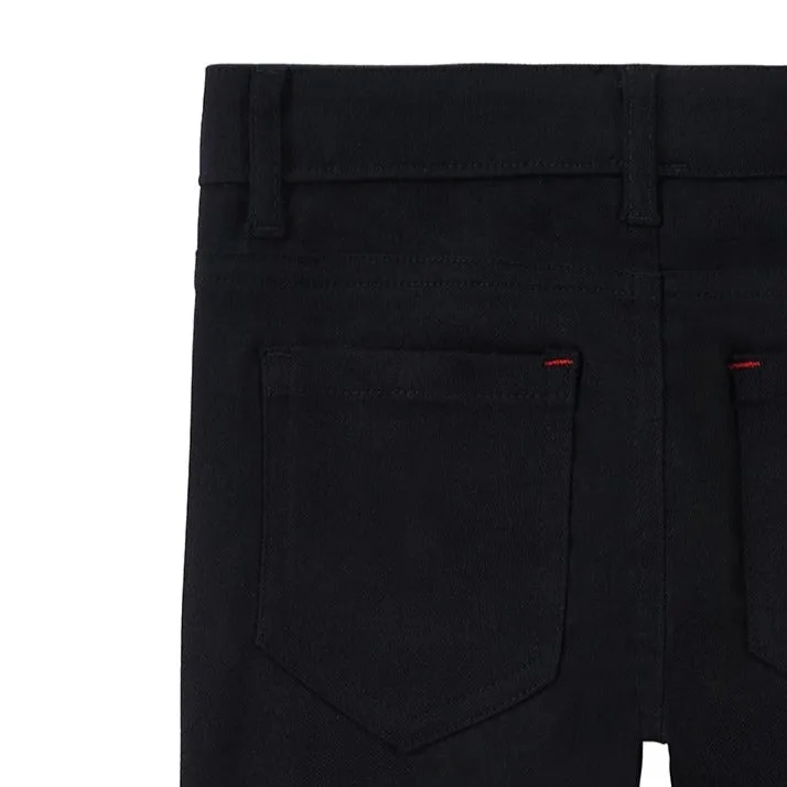 Black Chino Patch Pocket Pants