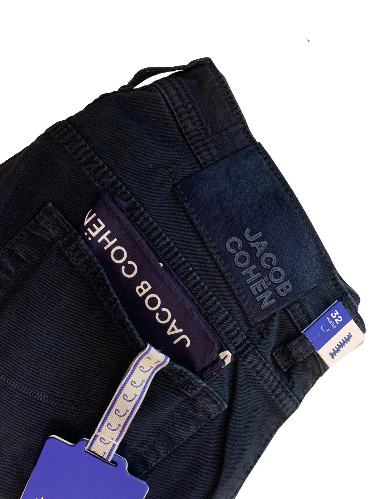 Black Skinny Jeans with Logo Patch