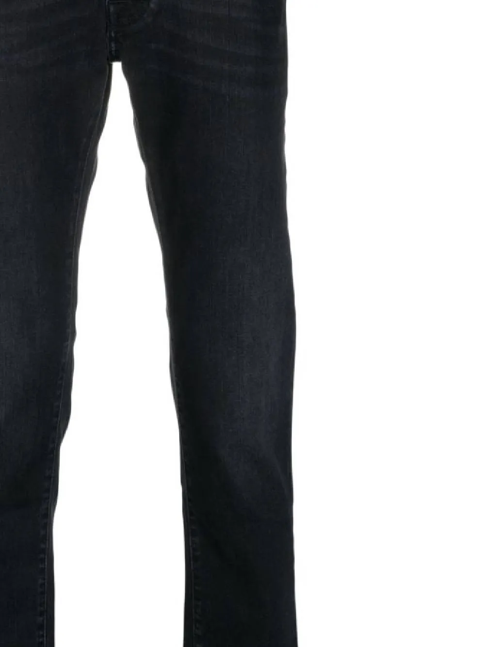 Black Stretch Denim Slim Jeans