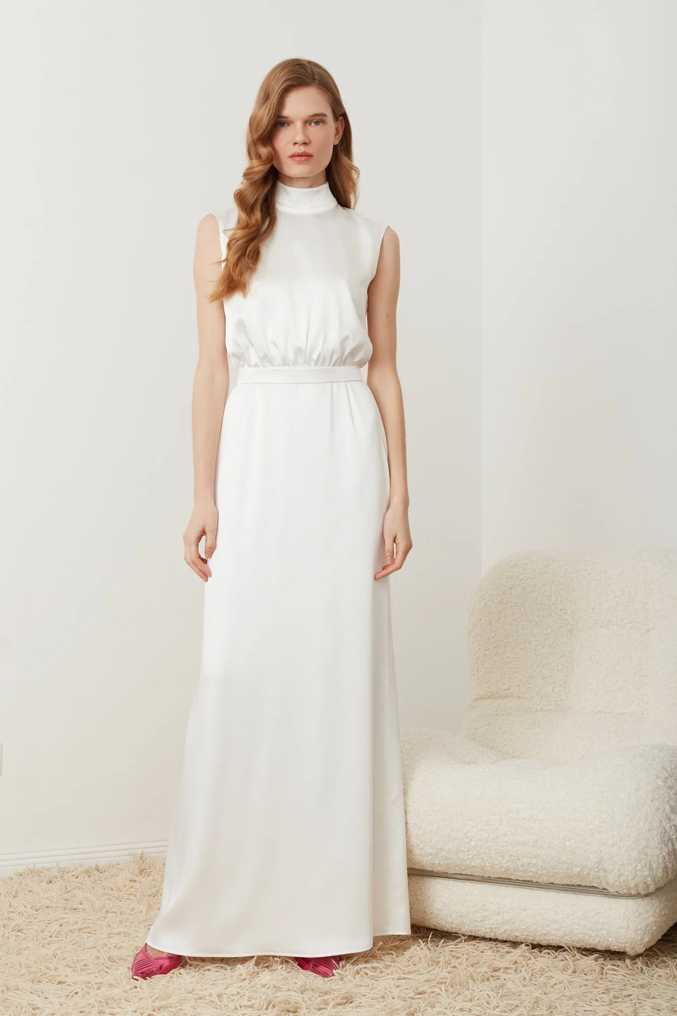 BLANCA off white maxi wedding dress