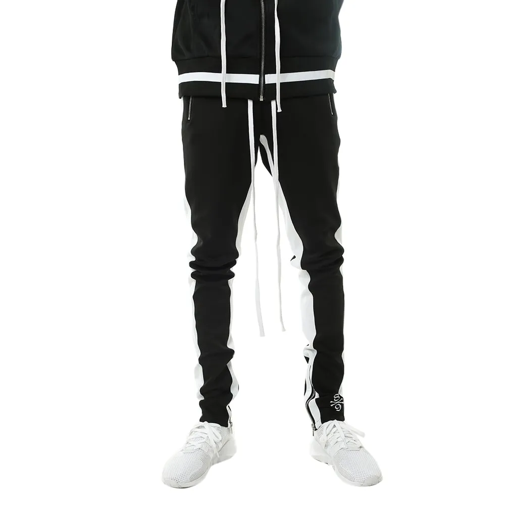 Bones Double Stripe Track Pants Black