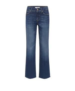 Cambio Franseca Raw Edge Ankle Jeans