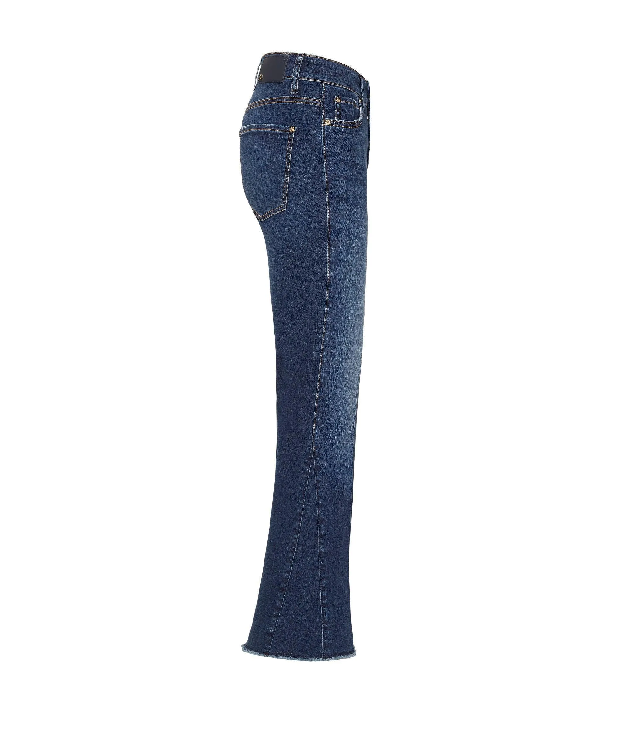 Cambio Franseca Raw Edge Ankle Jeans