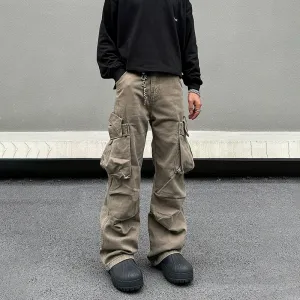 Cargo Pockets Casual Pants