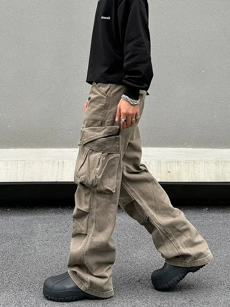 Cargo Pockets Casual Pants