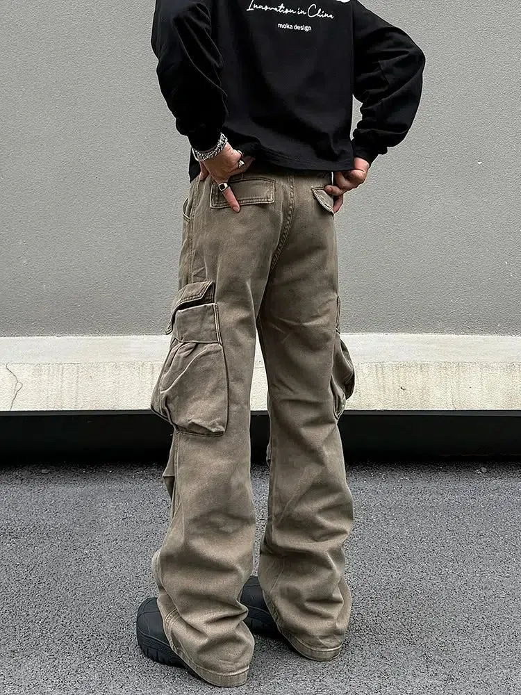 Cargo Pockets Casual Pants