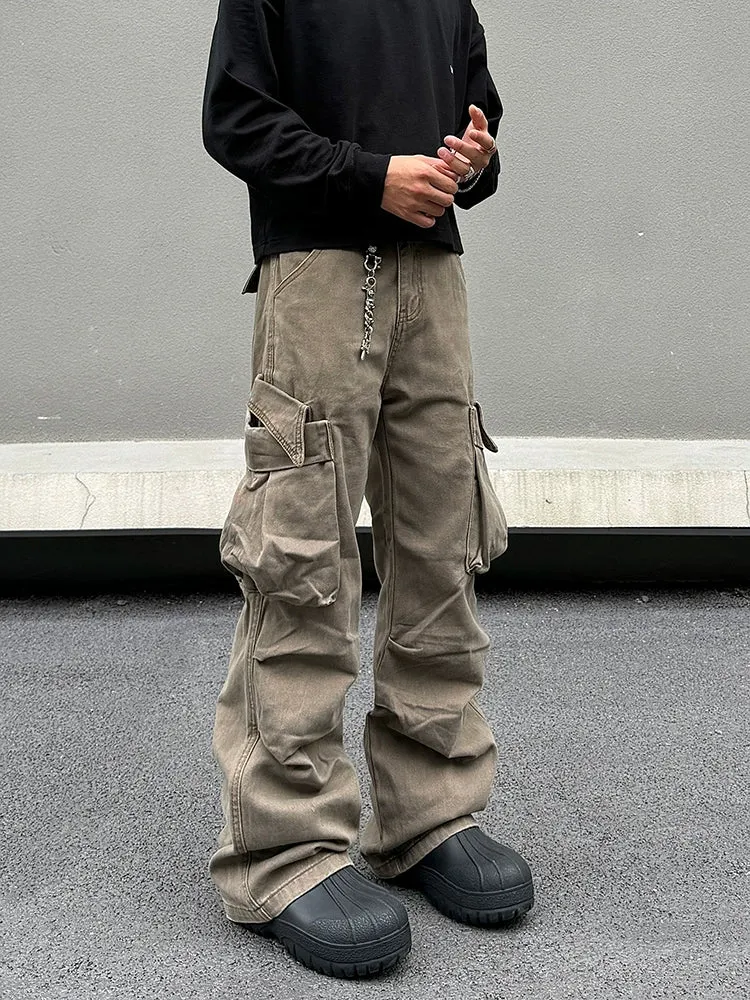 Cargo Pockets Casual Pants