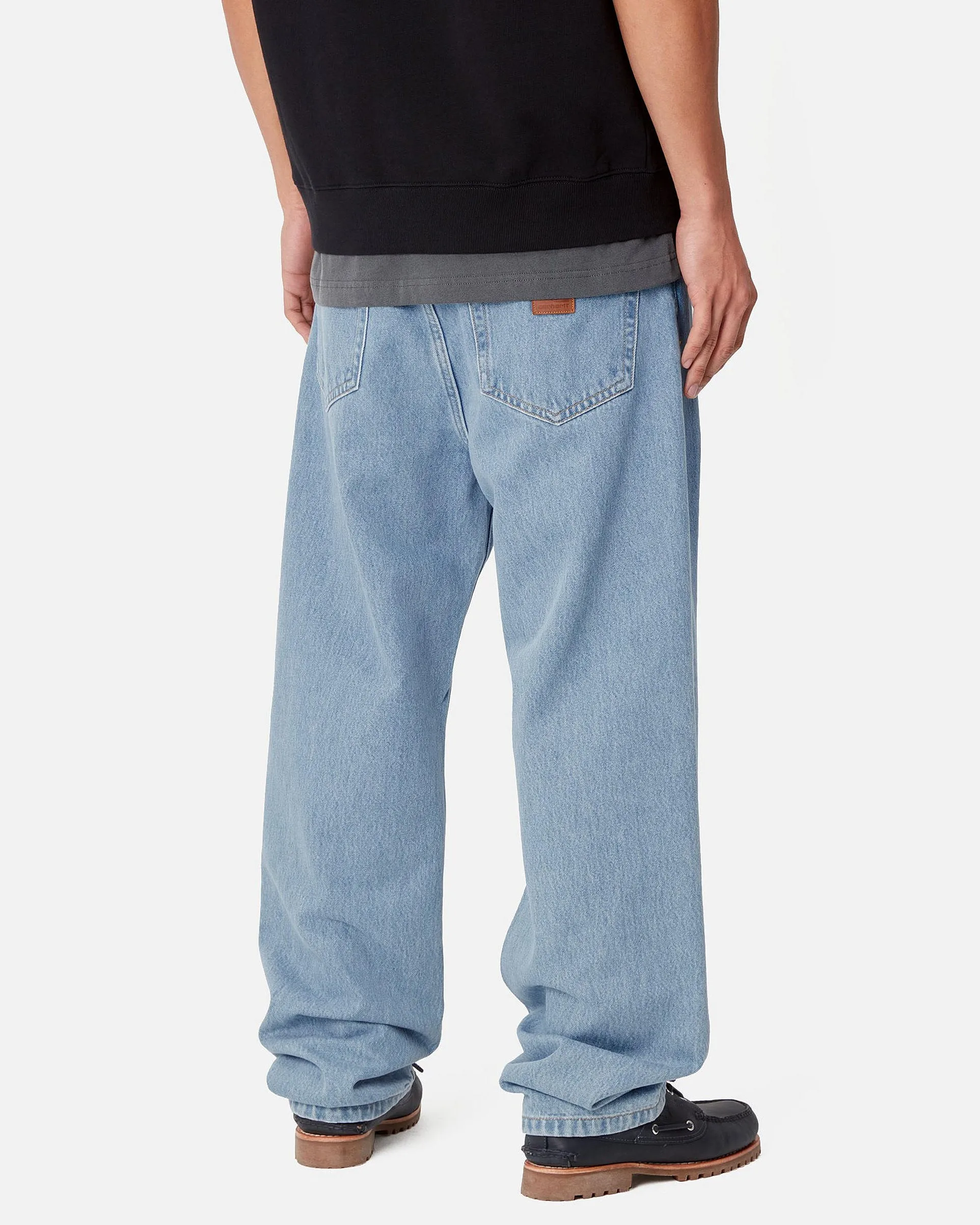 Carhartt WIP Aaron Pant Regular Tapered Mens Jeans - Blue Stone Bleached