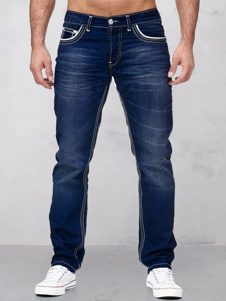 Classic Double stitches Slim Fit Jeans