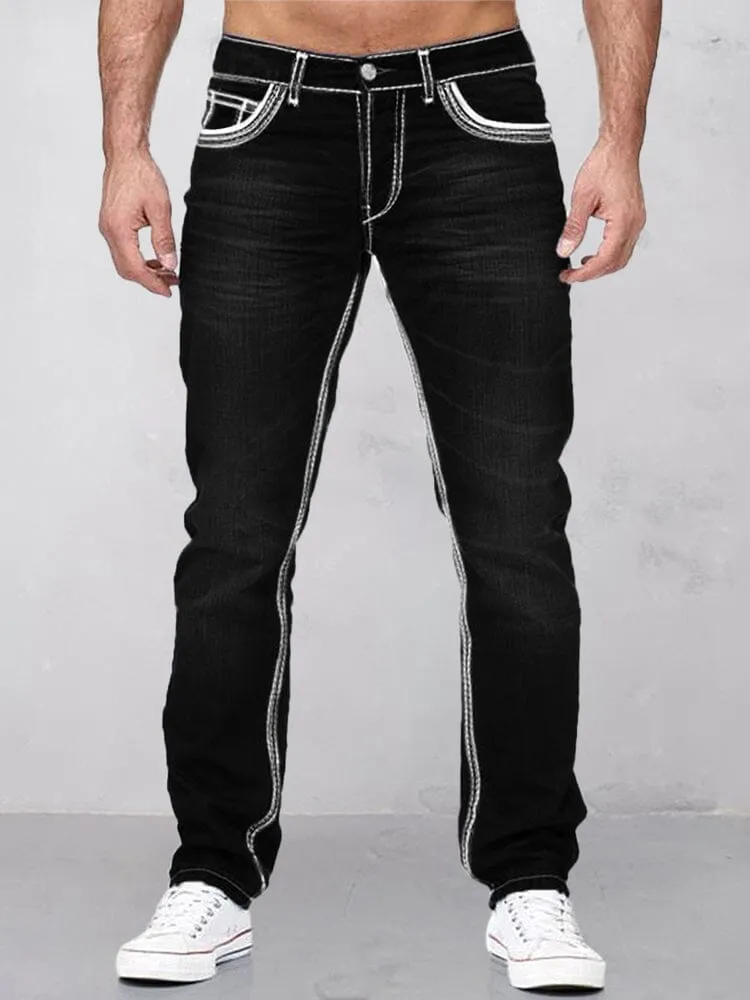 Classic Double stitches Slim Fit Jeans