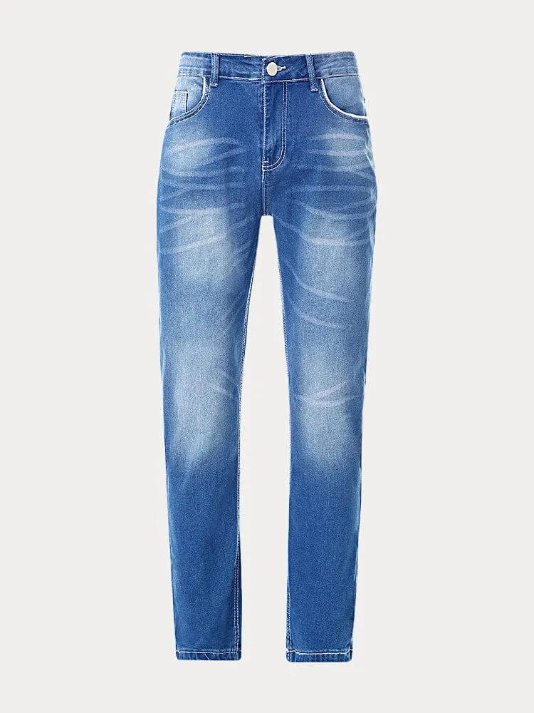 Classic Double stitches Slim Fit Jeans