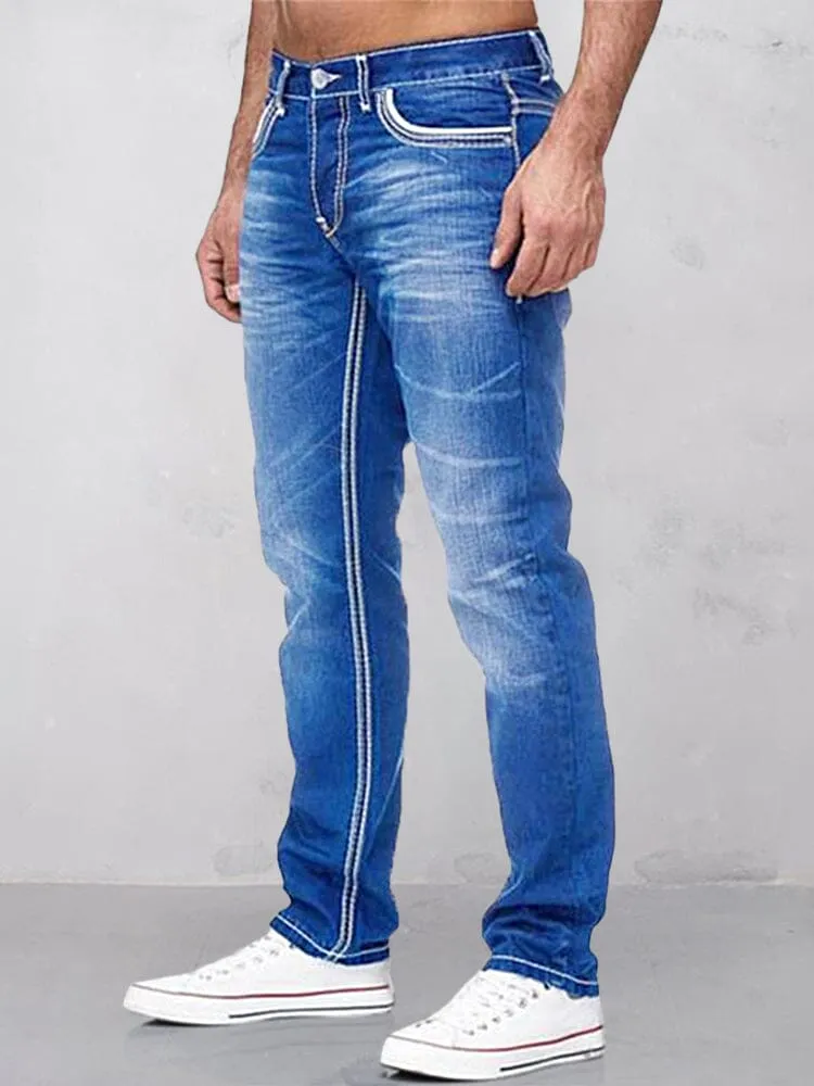 Classic Double stitches Slim Fit Jeans