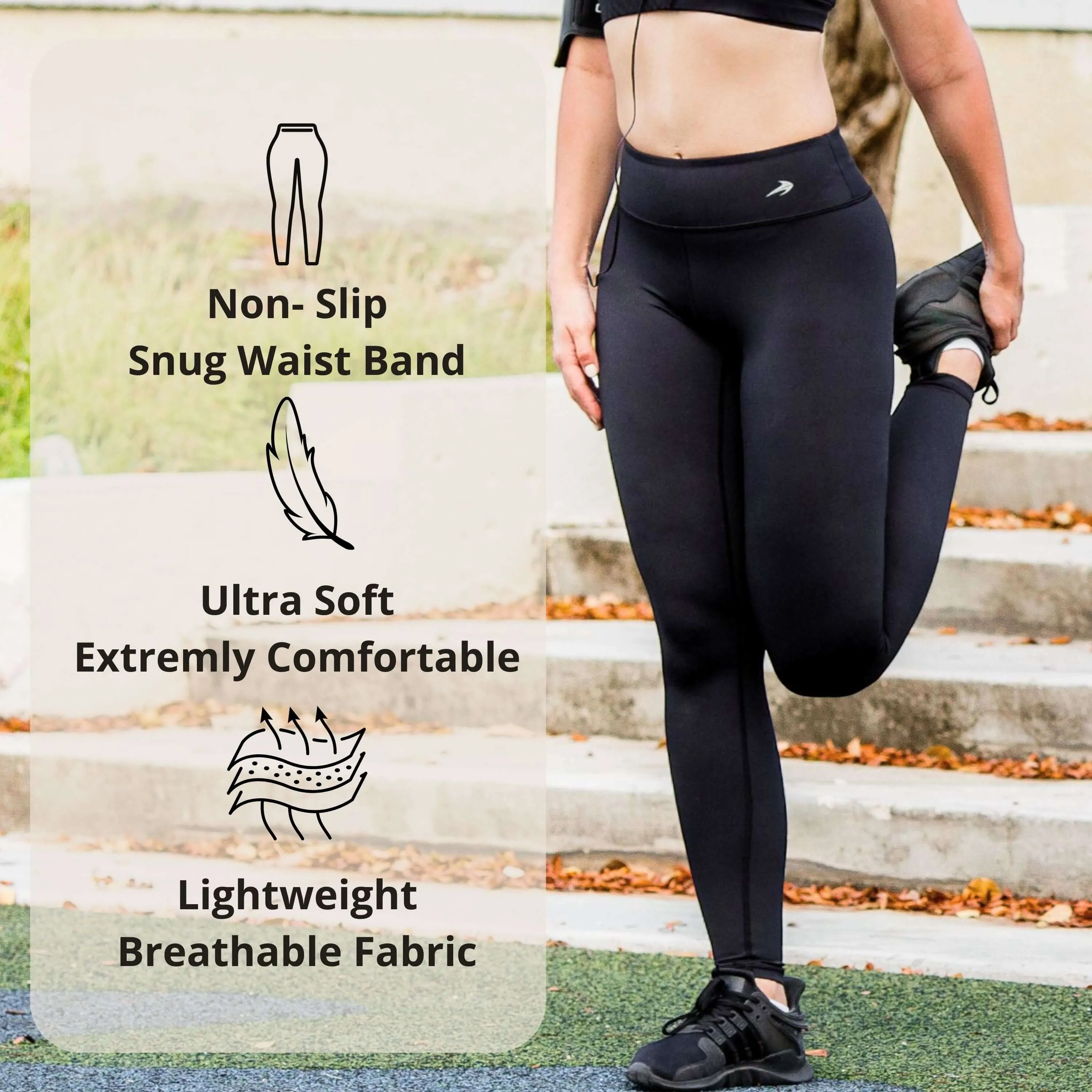 Compression Performance Enhancing Shaping Athletic Leggings