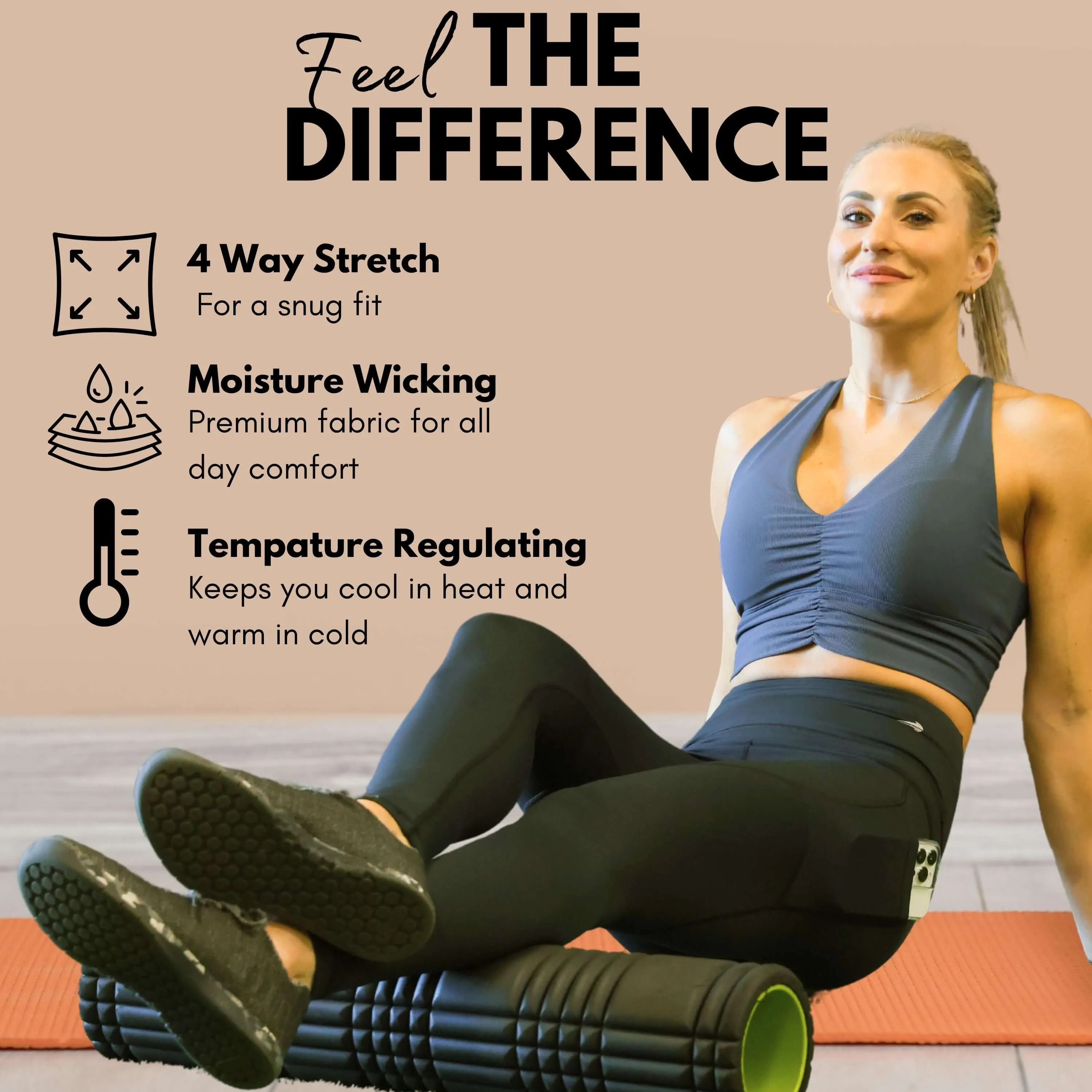 Compression Performance Enhancing Shaping Athletic Leggings