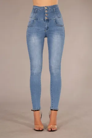 CurveSculpt High Waist Skinny Jeans