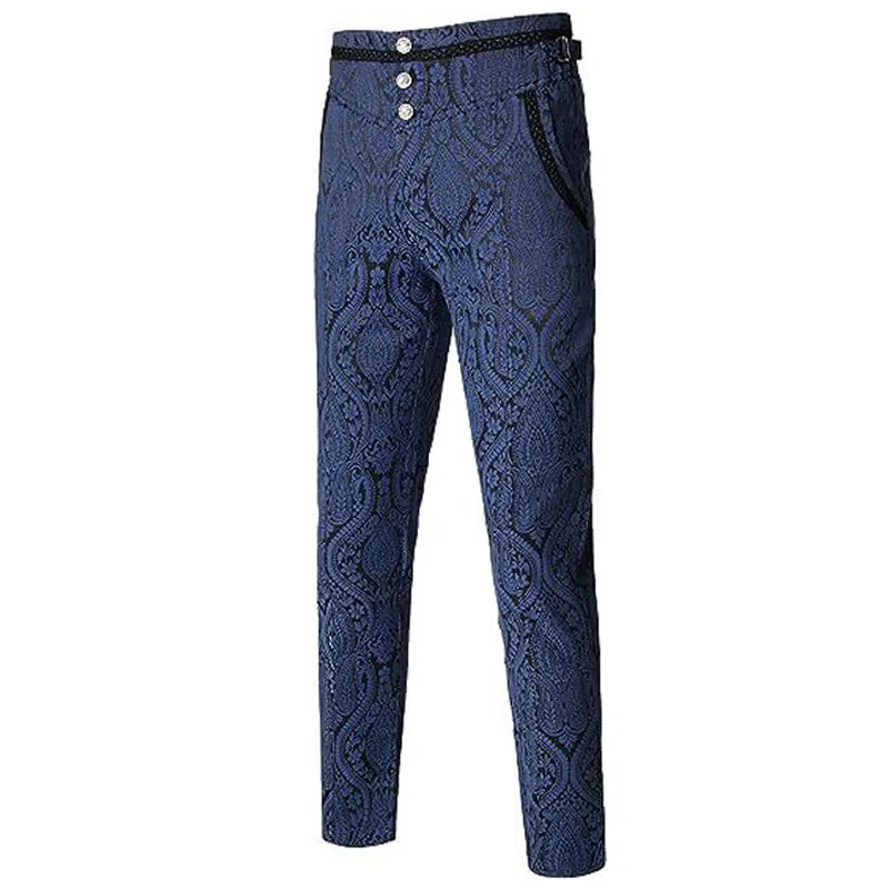 Gothic Dark Jacquard Trousers