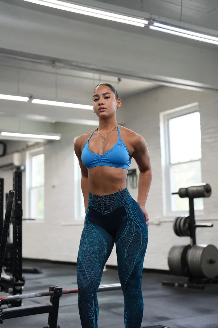 GS x Analis Leggings - Midnight Blue/Lats Blue