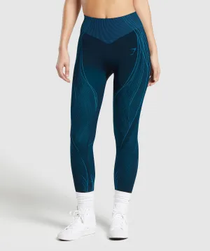 GS x Analis Leggings - Midnight Blue/Lats Blue