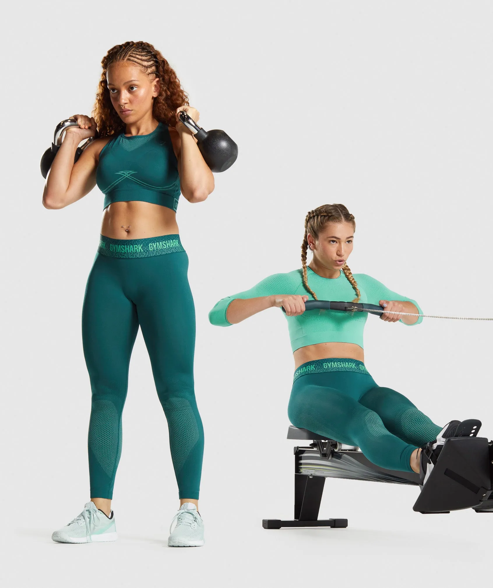 Gymshark Apex Seamless Low Rise Leggings - Teal