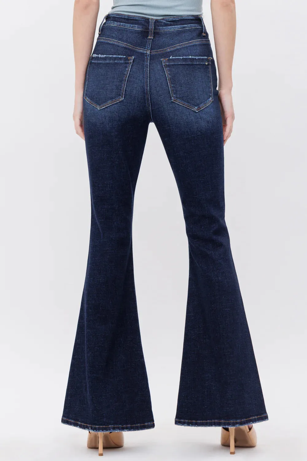 High Rise Dark Wash Denim Jeans