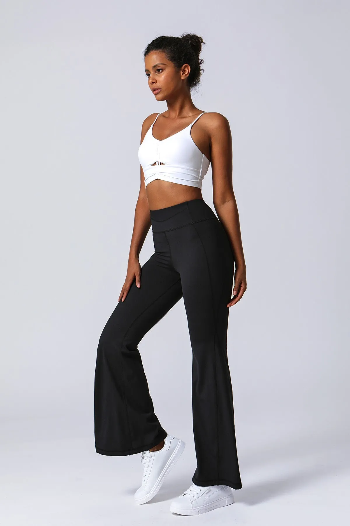 High Waist Tummy Control Flare Pants