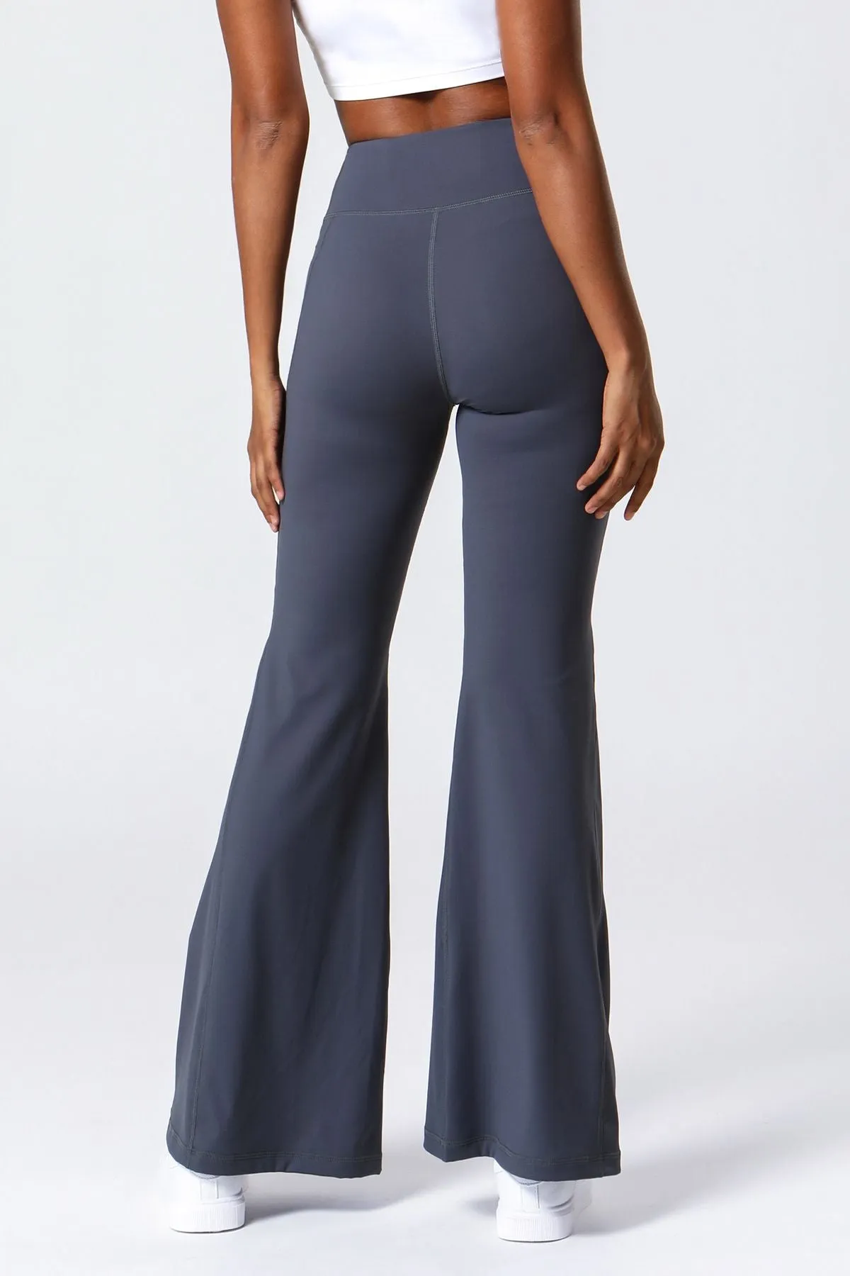 High Waist Tummy Control Flare Pants