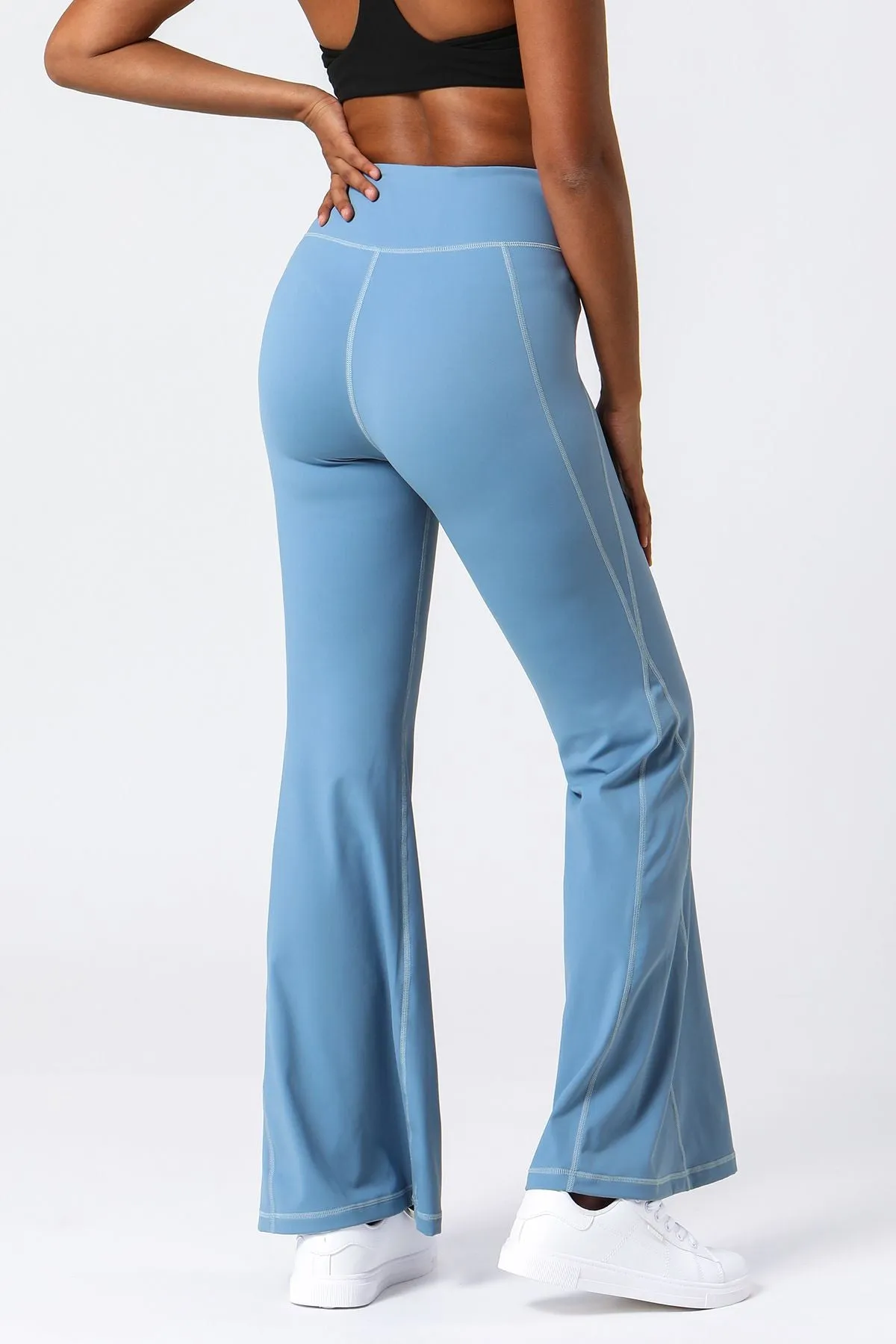 High Waist Tummy Control Flare Pants