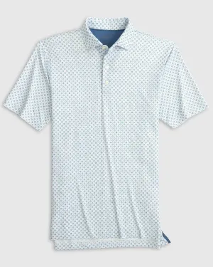 Johnnie-O Andreas Printed Polo White