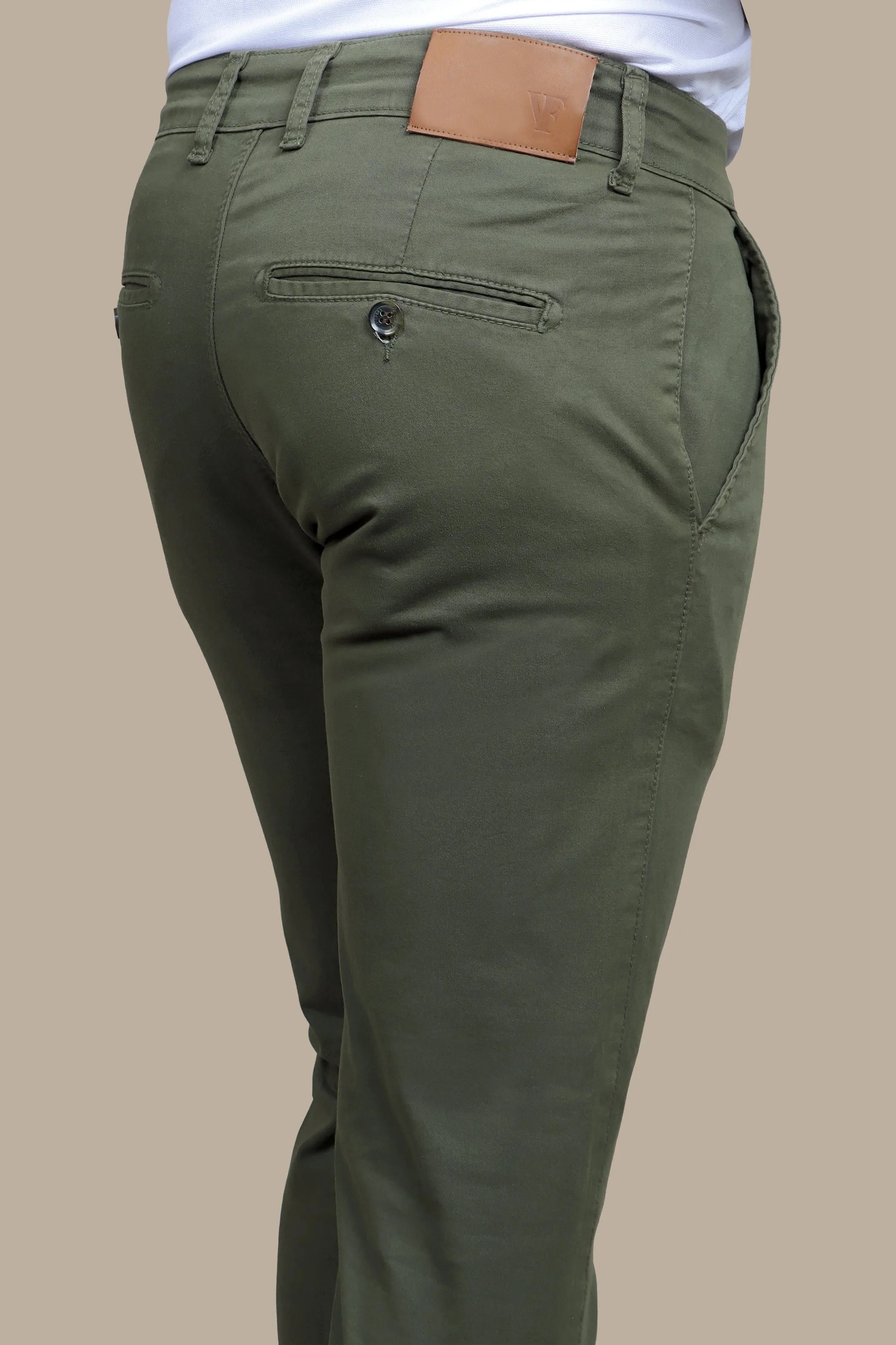 Khaki Slim Fit Chinos: Modern Elegance