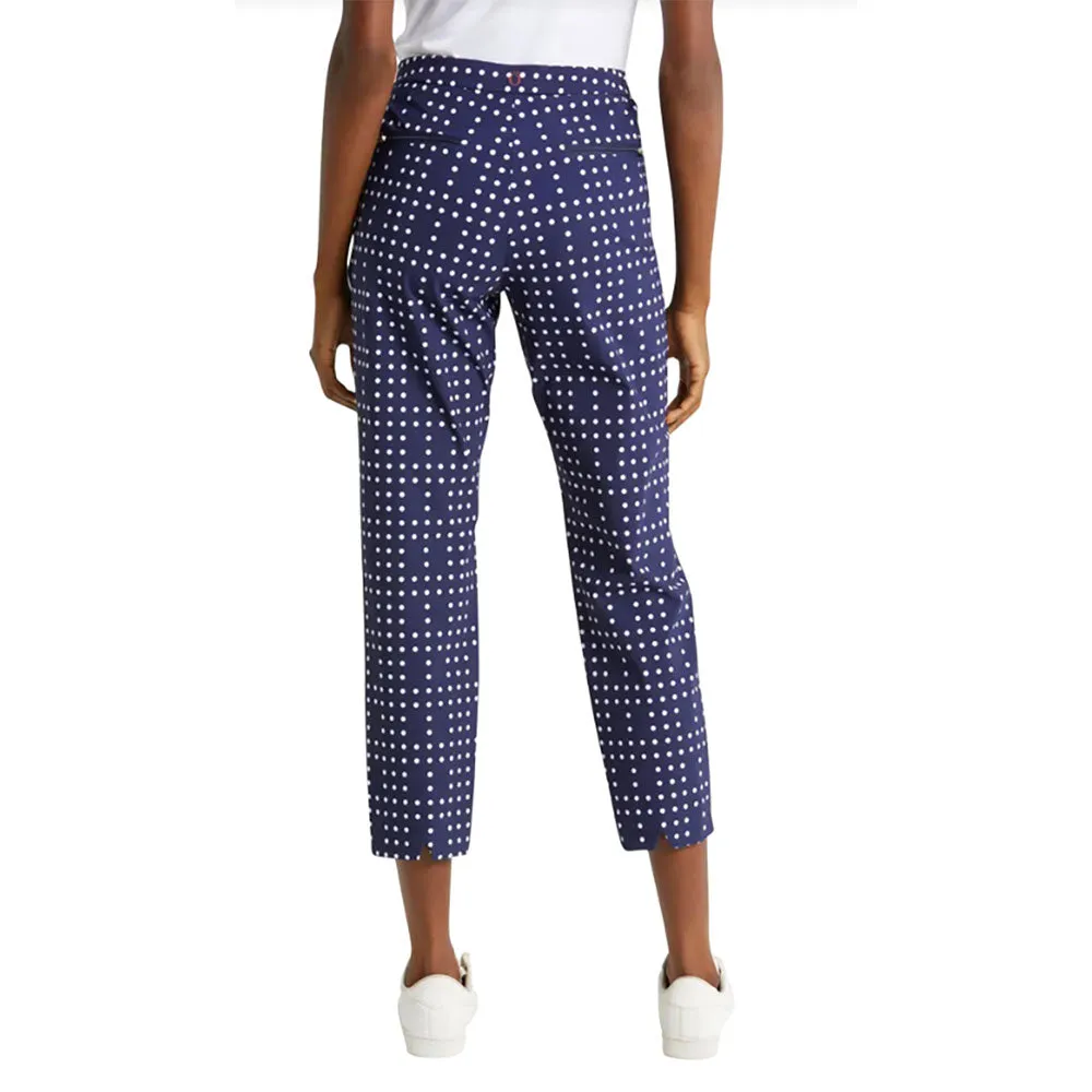 Kinona Tailored Domino Navy Womens Crop Golf Pants