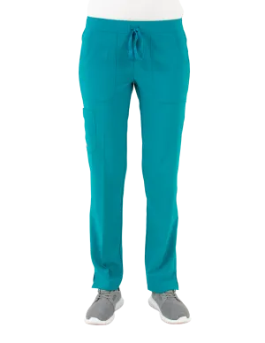 Life Threads Women's Active Straight Leg Cargo Pant - Teal