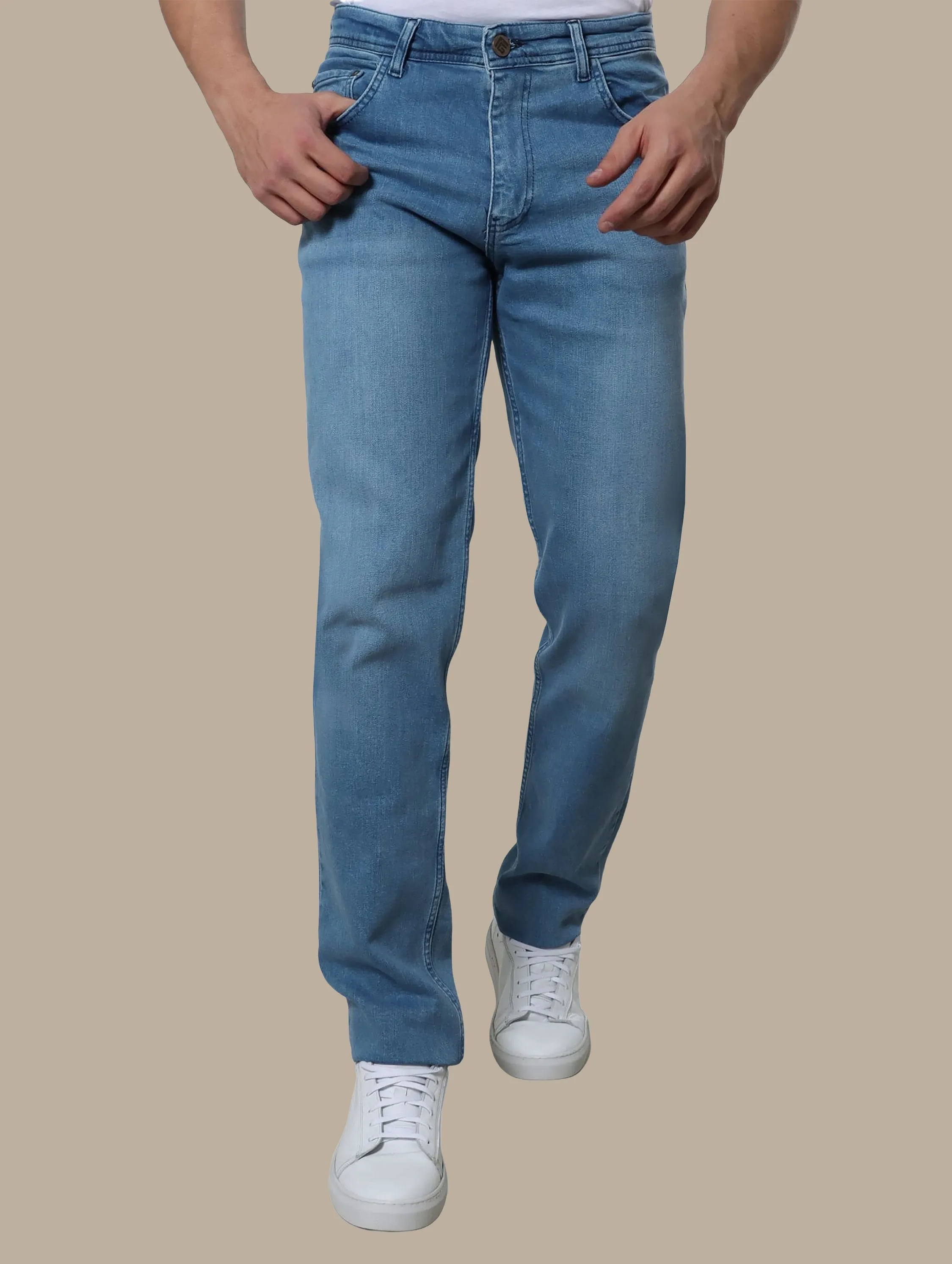 Light Blue Classic Fit Jeans