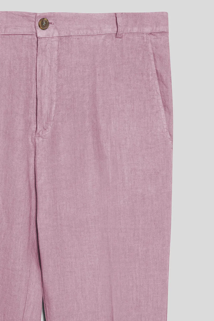 linen pants donato lilac