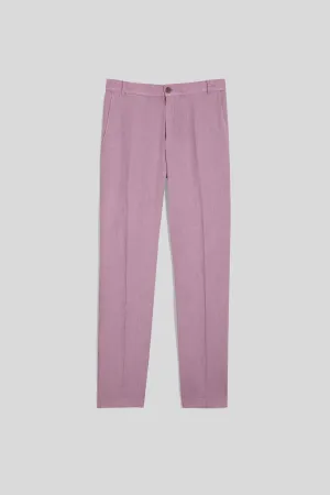 linen pants donato lilac