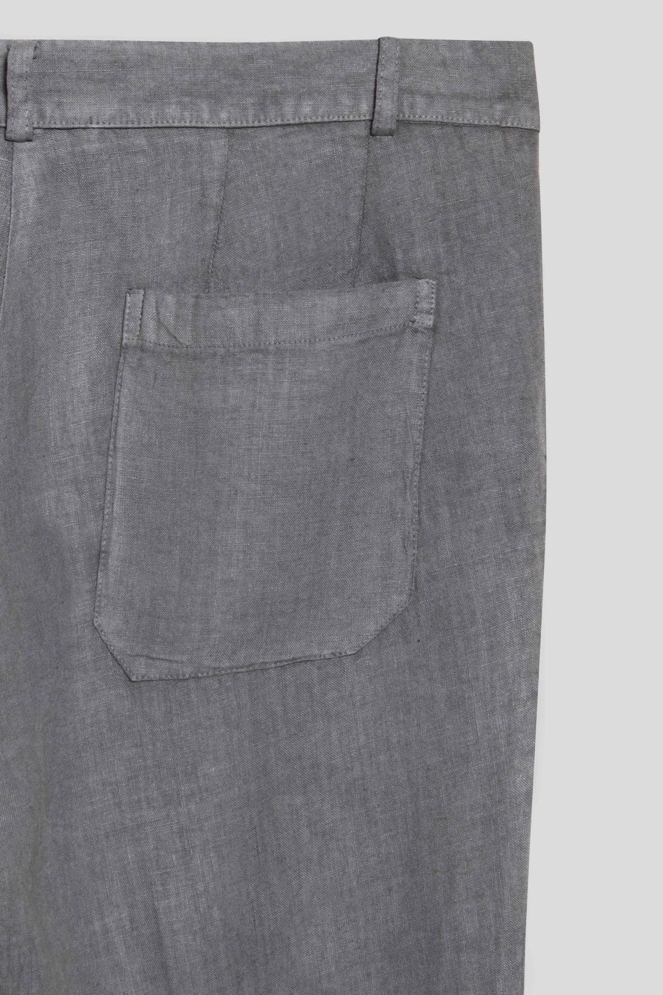 linen pants donato smoke