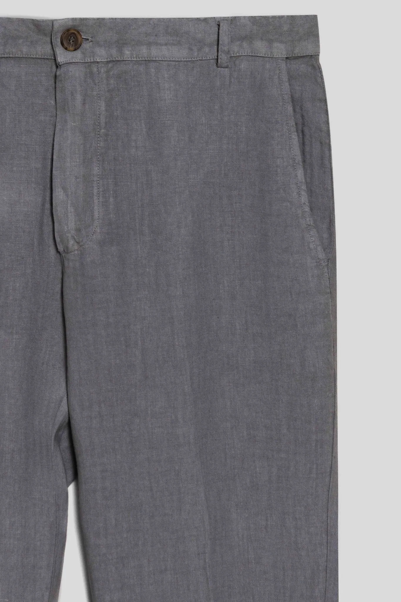 linen pants donato smoke