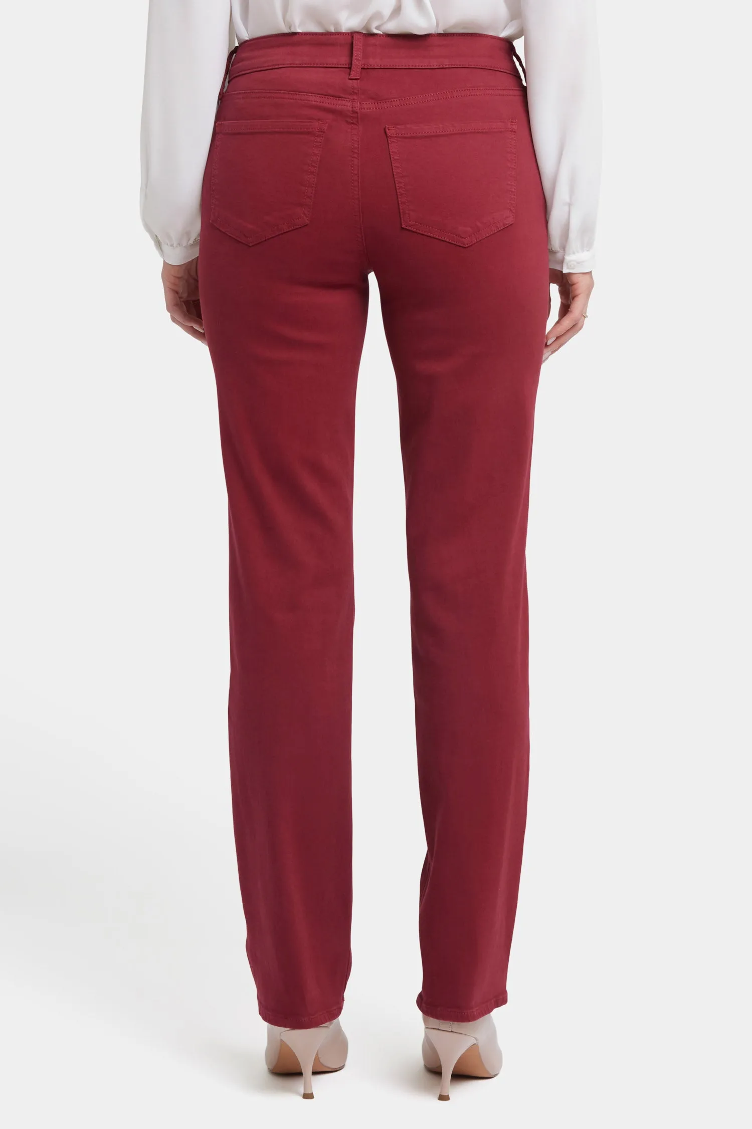 Marilyn Straight Jeans - Wild Currant