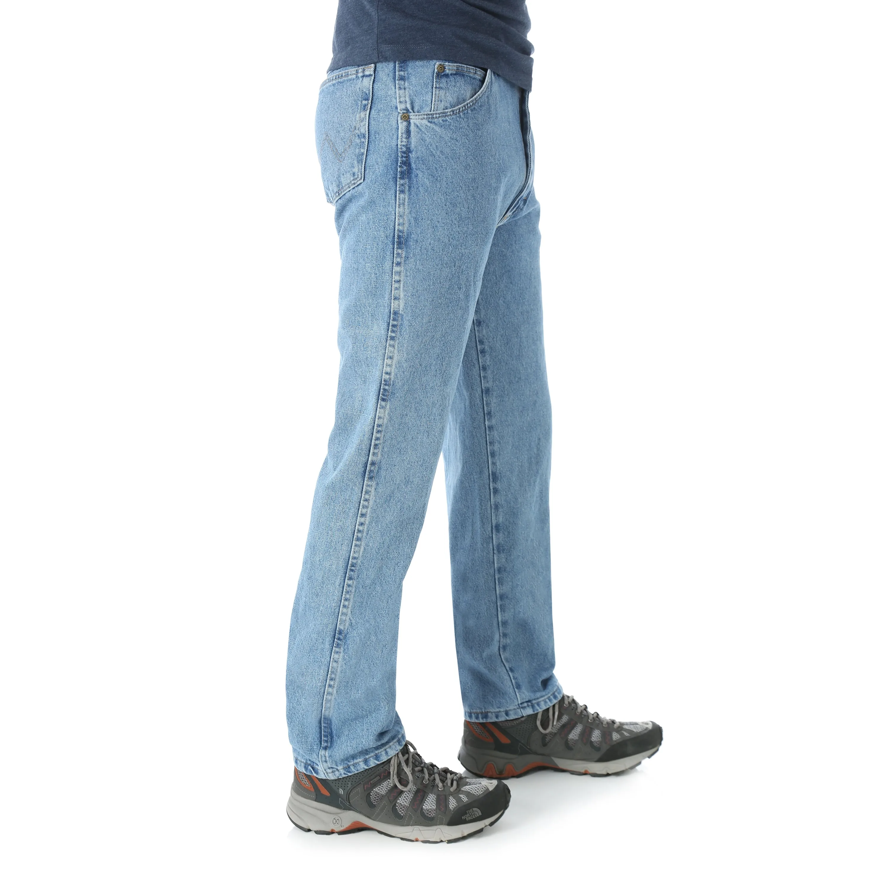 Men's Rugged Wear Classic Fit Jeans Stonewashed 39902RI