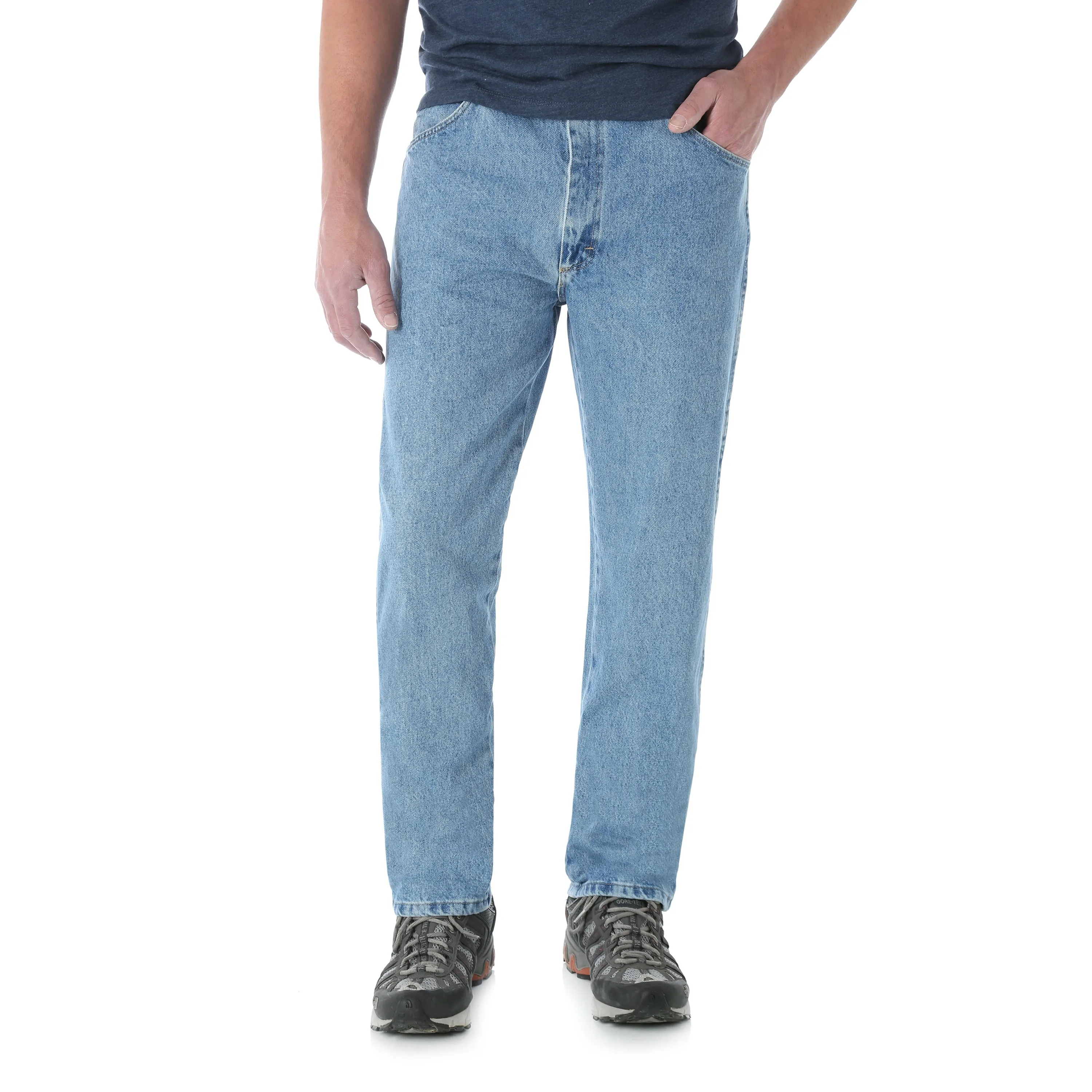 Men's Rugged Wear Classic Fit Jeans Stonewashed 39902RI