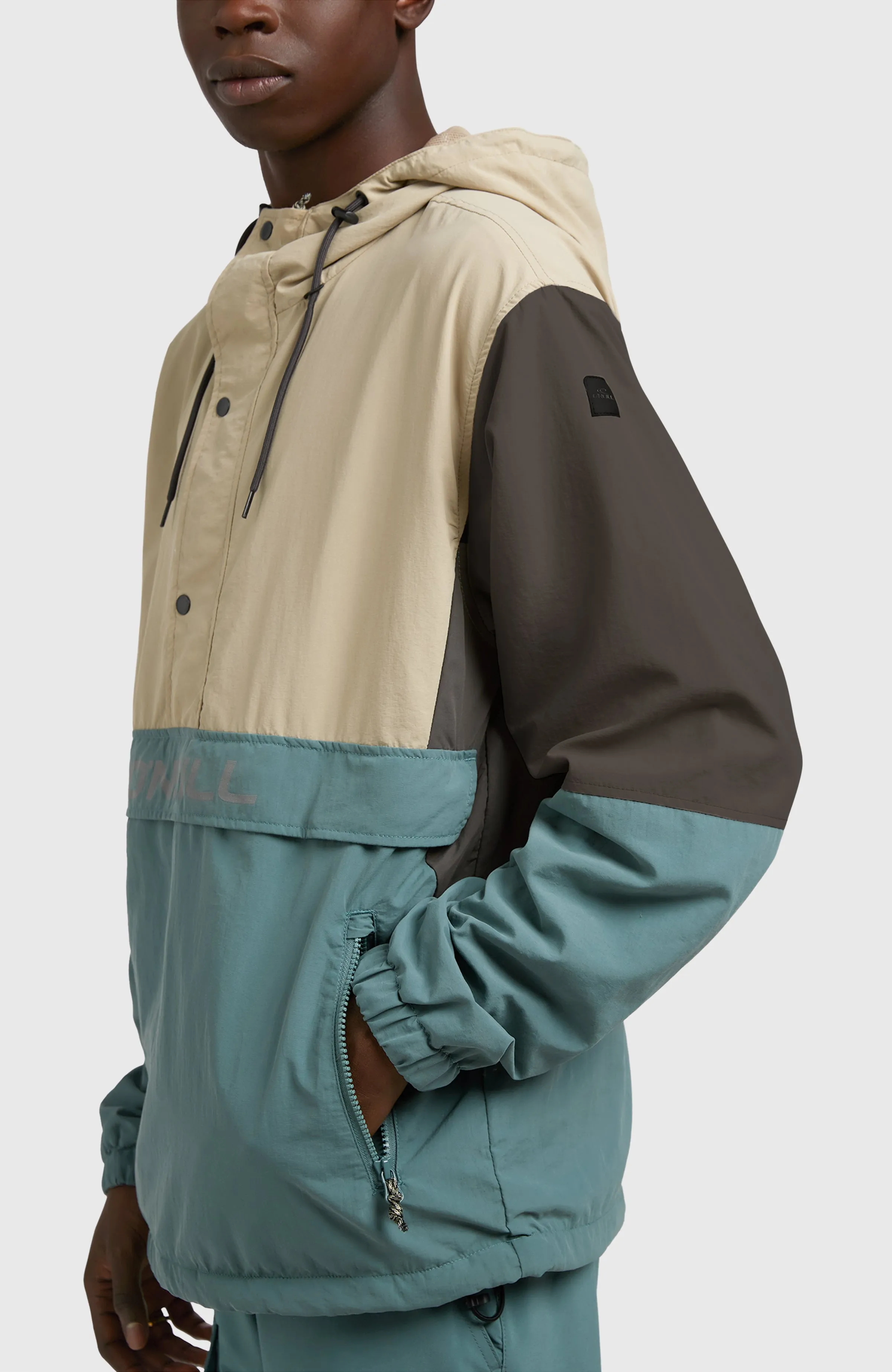 Modular Anorak Jacket | Crockery Colour Block