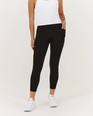 MOTION POCKET LEGGINGS 24" - BLACK