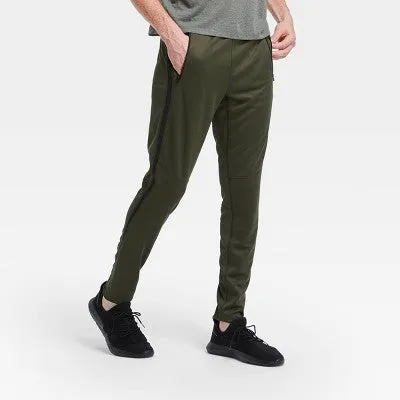 New - Men's Run Knit Pants - All in Motion Olive Green XXL