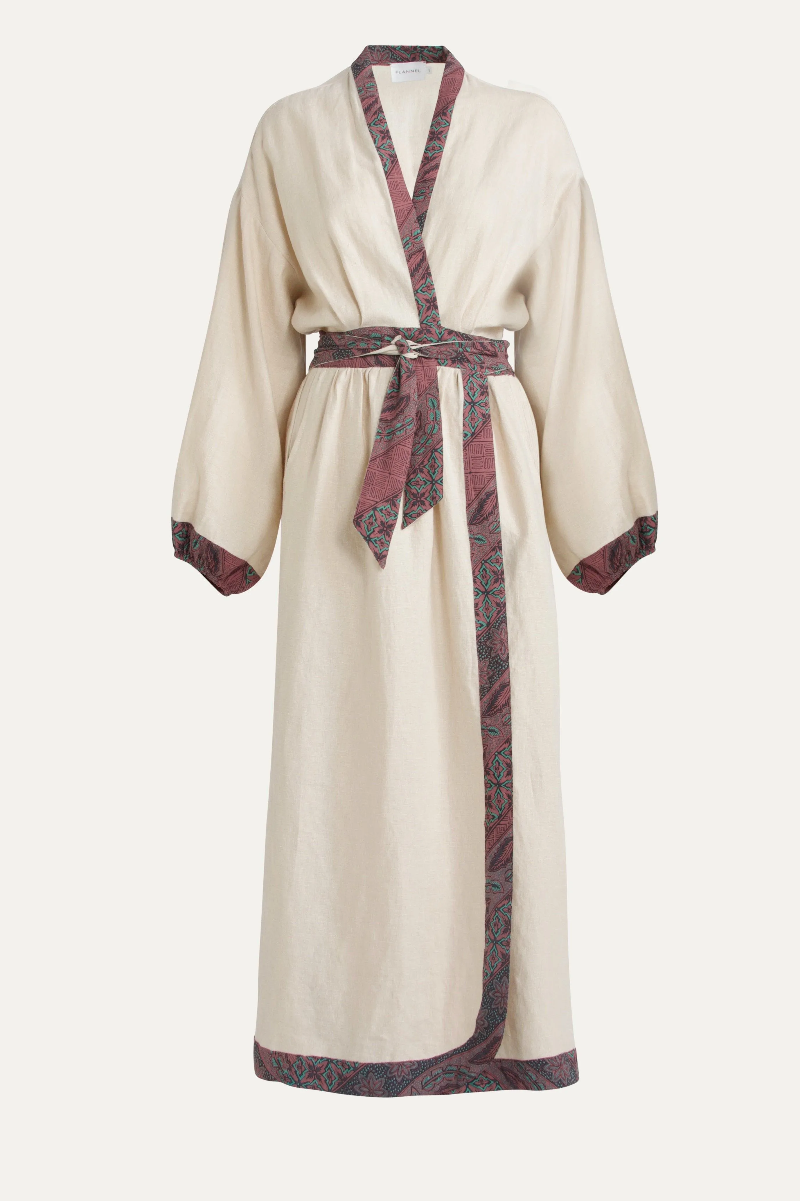 Noa Linen Wrap Dress