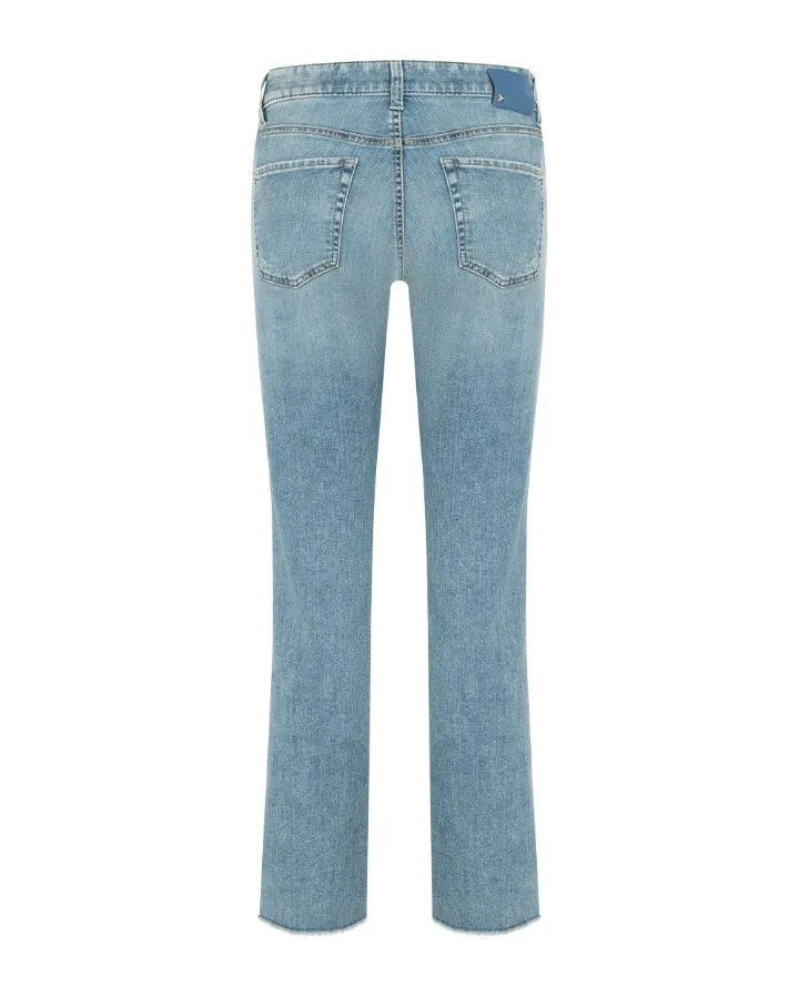 Paris Flared Raw Hem Jeans