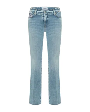 Paris Flared Raw Hem Jeans