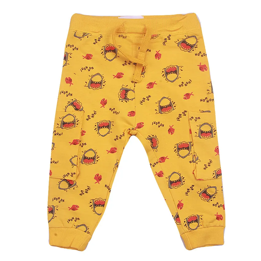 REDTAG Boy's Mustard Active Pants