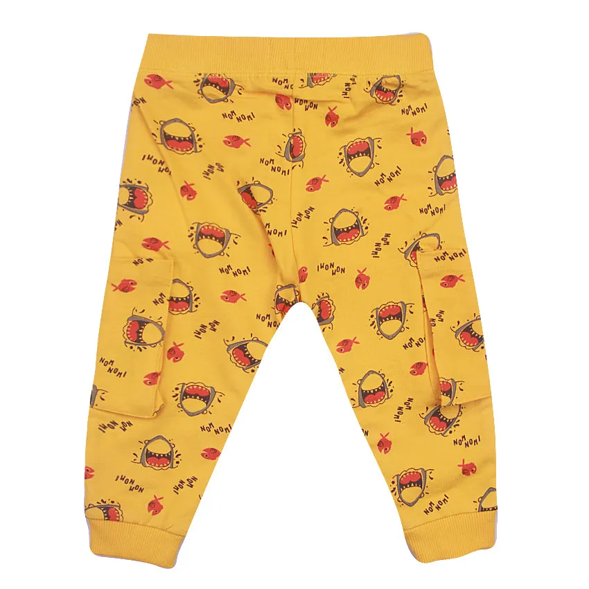 REDTAG Boy's Mustard Active Pants